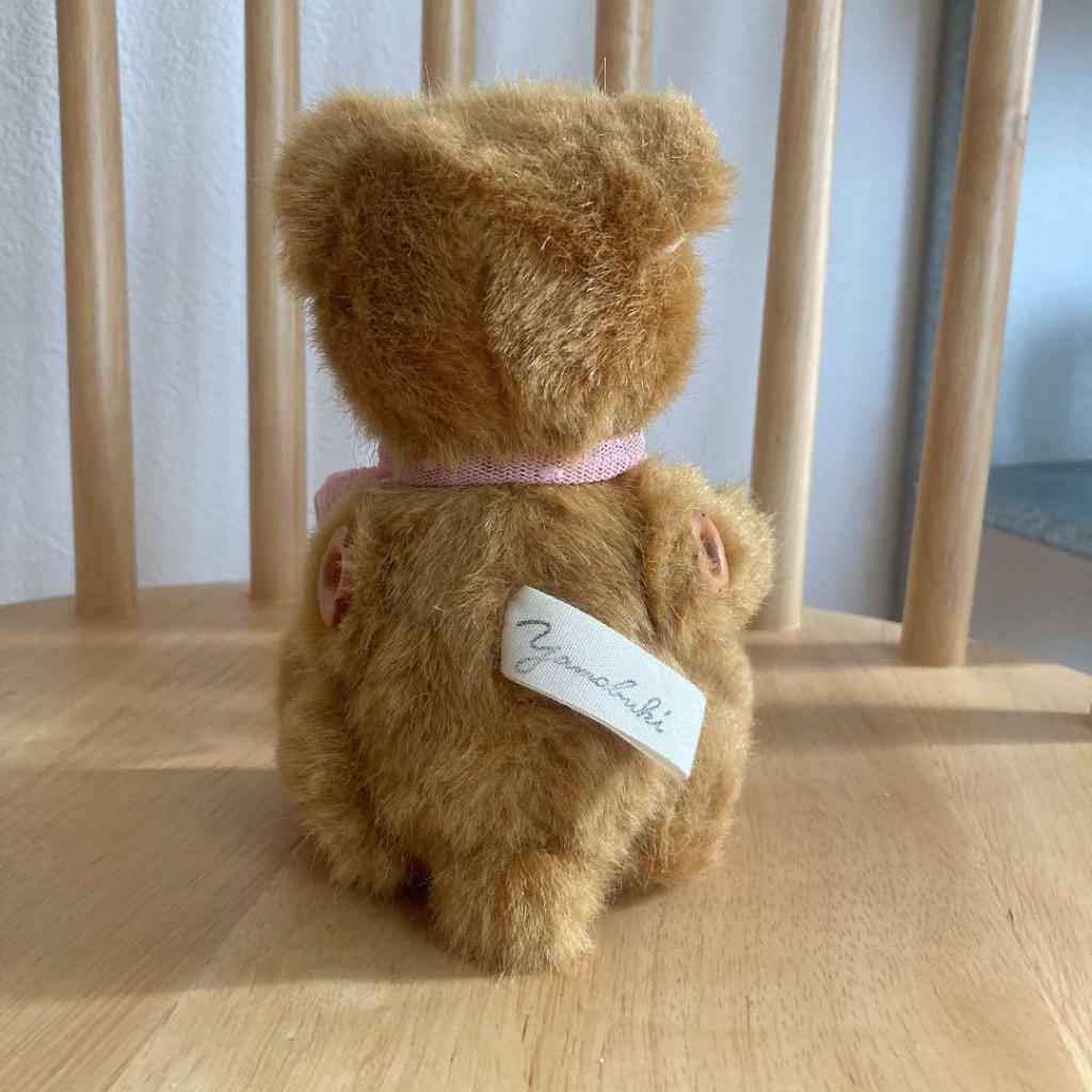 [USED] Teddy bear handmade by Midori Yamabuki