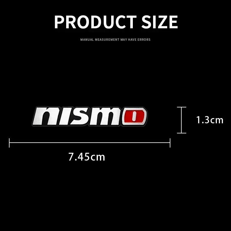2025 For Nissan 1/2/5/10pcs Car Badge Random post Decals For Nissan Nismo Logo Tiida Teana Qashqai Juke X trail Note Almera Skyl