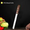 WXCOO Japanese Kitchen Knife Bread Cutter Fruit Vegetable Utility Knife Stainless Steel Forged Boning Butcher Knife Accessories