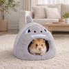 Mouse Shaped Hamster Warm Nest Thicken Windproof Guinea Pig House Cozy Cartoon Hamster Hideaway Shelter Cage Accessories