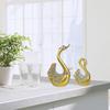 2 Stück/ Ornamente Schwan Tierkollektion Figur Dekoration