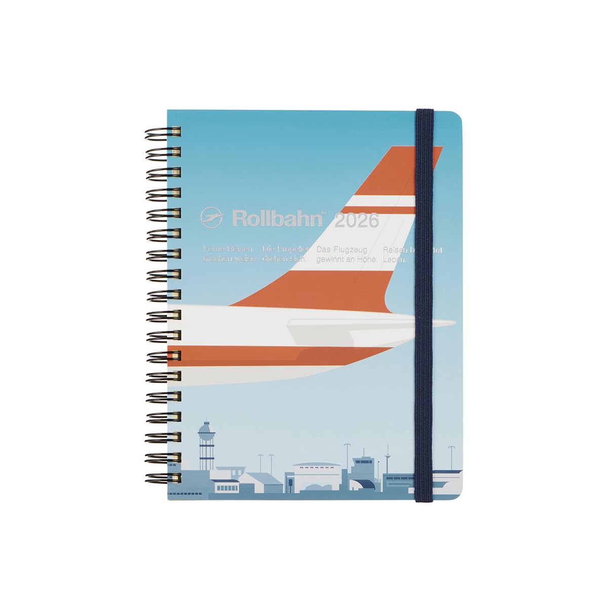 DELFONICS Rollbahn Diary L Monthly 2026 October Start A (Narita Airport Airplane)
