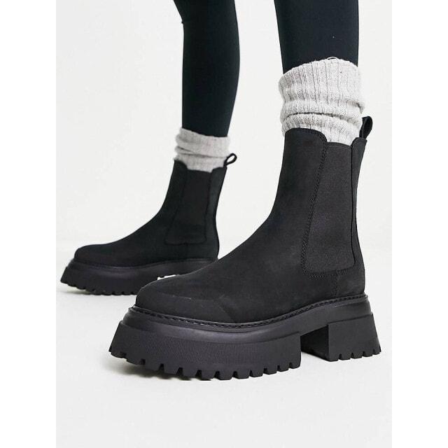 

Черные ботинки челси Timberland Sky из нубука