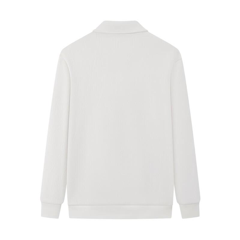Men's Round Neck Jacquard Pullover Sweatshirt