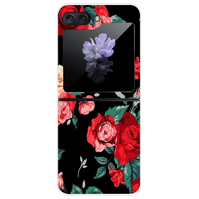 For Samsung Z Flip7 Cases Flip 7 Hard PC Transparent Phone Cover For Samsung Galaxy ZFlip 7 Cool Luxury Clear Shockproof Case