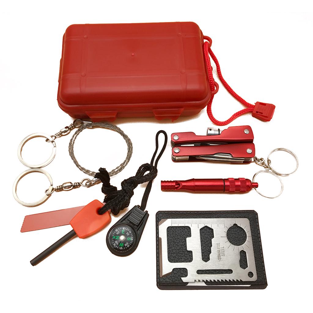 Outdoor Emergency Survival Kit Box SOS Equipment for Camping Hiking tools Gear