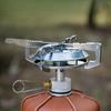 Outdoor Camping Gas Stove Small Camping Stove with Storage Bag Mini Gas Burner Adjustable for Hiking Climbing Fishing