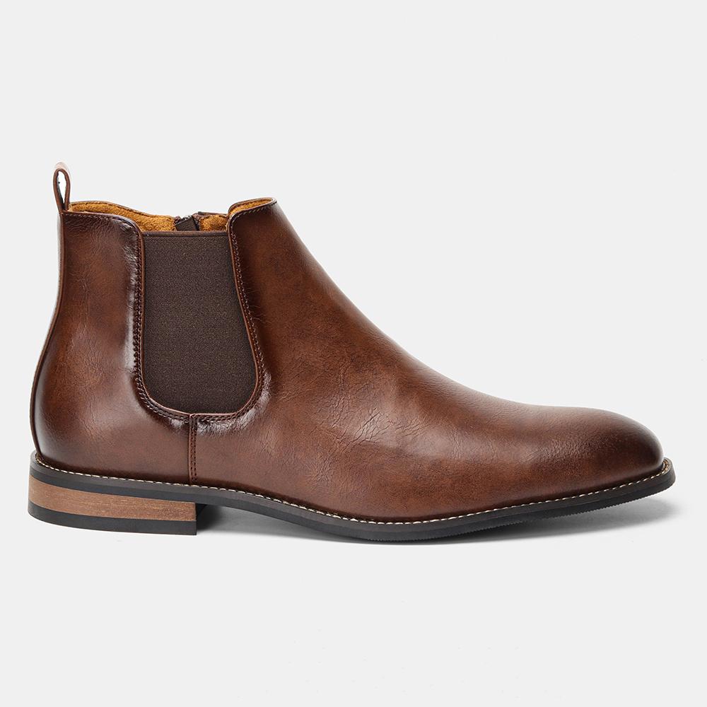 Boots Men Casual Brand Comfortable 2026 Fashion Boots Leather