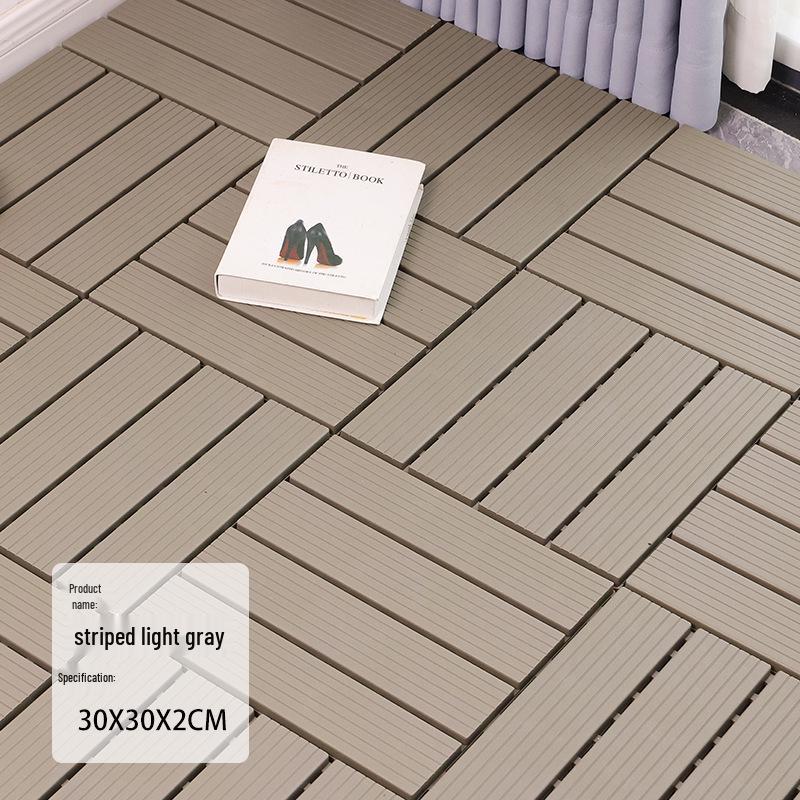 Экологически чистый антикоррозийный пластиковый деревянный пол для улицы и ванных комнат