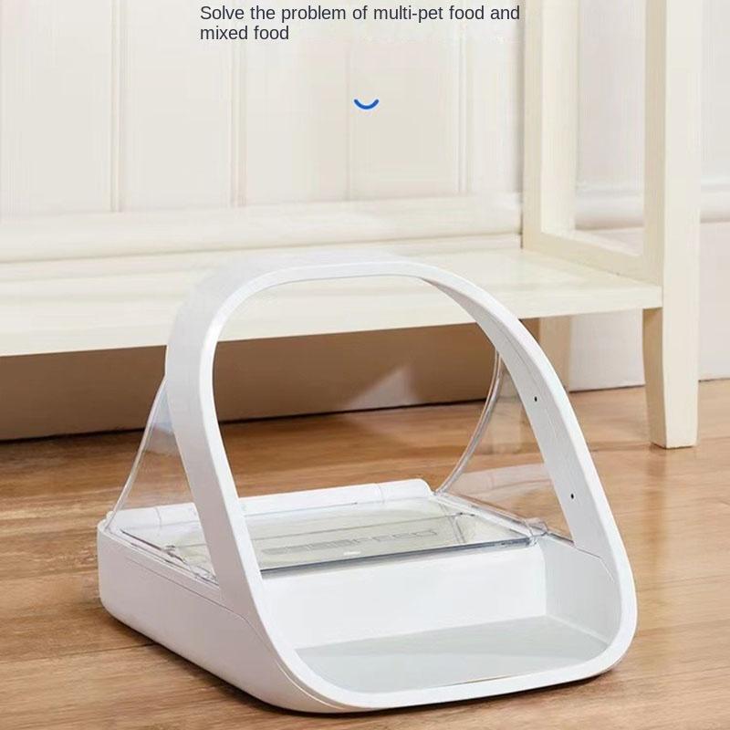 Intelligent Chip Recognition Sensing Cat Water Fountain Automatic Feeders Dog Kibble Container Elevated Pet Bowl Animal Products