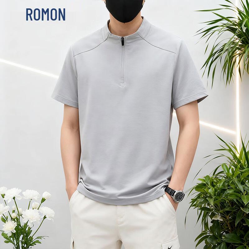 ROMON Men s Quick-Dry Casual Polo T-Shirt 4XL