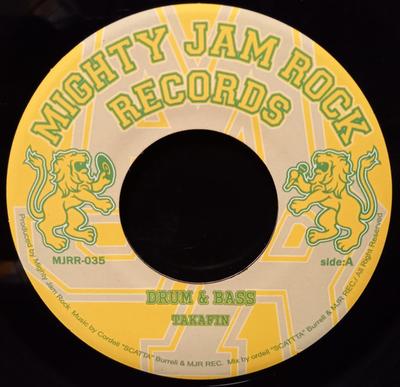 7inch Record TAKAFIN - Drum & Bass MJRR035 Mighty Jam Rock 2005 Japan Reggae, Ska & Dub Used