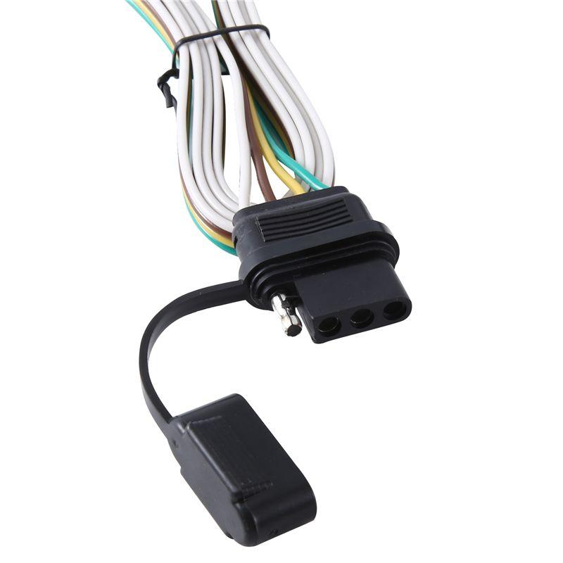 ATT-4 Way Trailer Wiring Harness Connector Plug 118847 ABS Interior Accessories For Jeep Grand Cherokee L 2021-2022