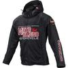 Motorcycle Jacket Half Mesh Parka L 1174 For and Autumn Mesh Material CE Standard Level 2 CE Standard Protector Black/Red MJ-004 Spring,