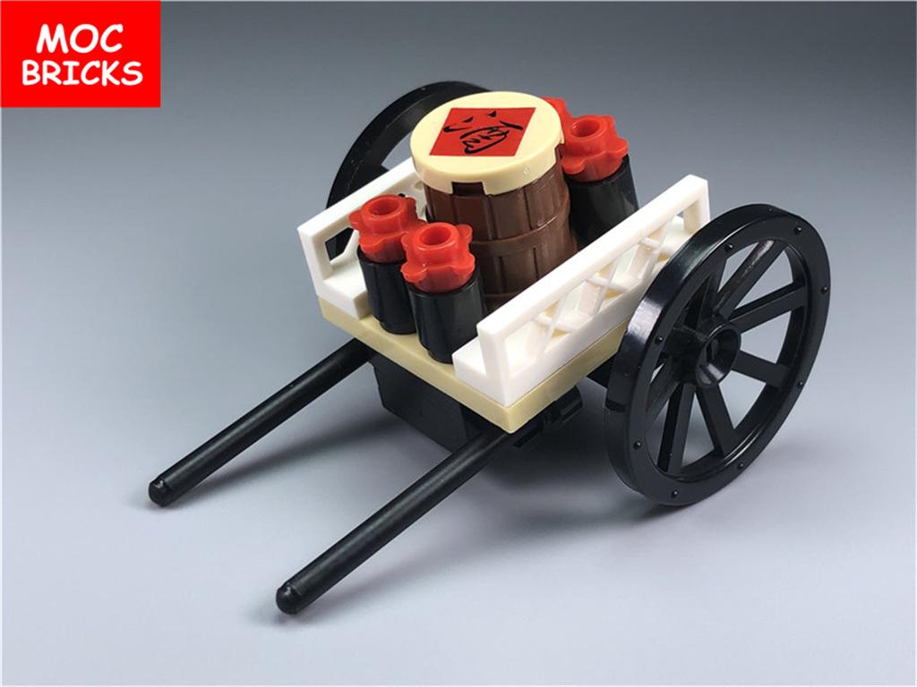 MOC Bricks Chinese Culture Spring Festival Happy New Year Gift Red Envelope Wedding Wine Model City Building Blocks Toys For Kid