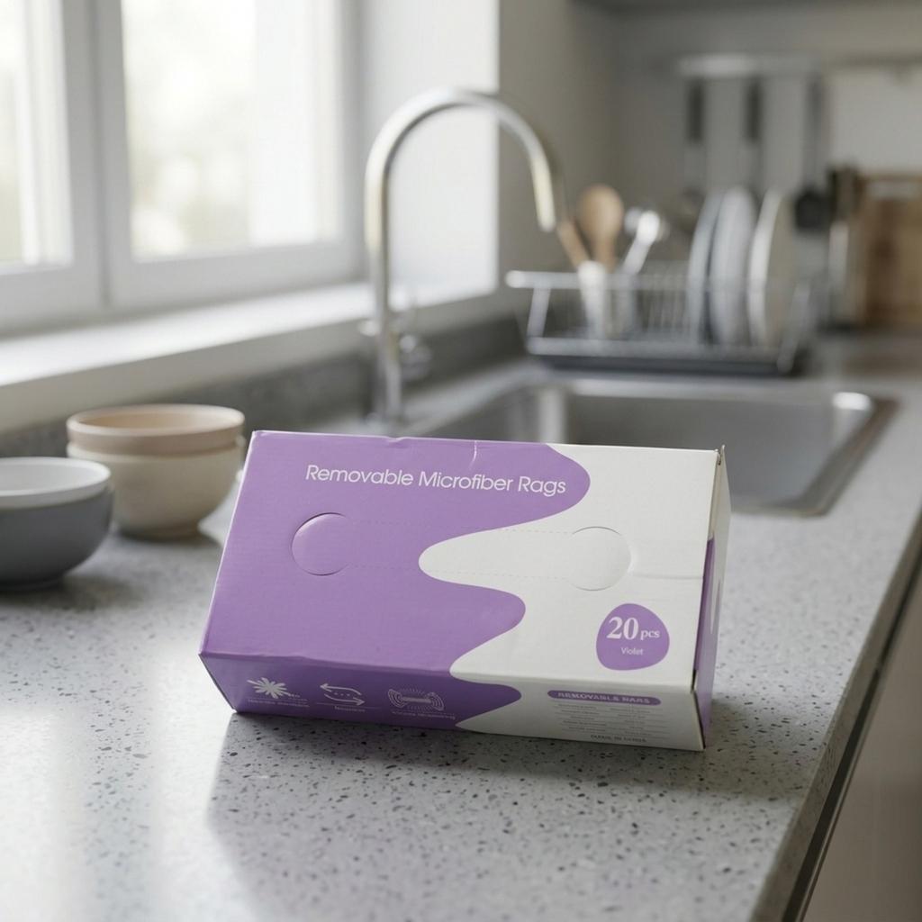Boxed Dispensing Cloth Dish Wiping Cloth Compact And Functional