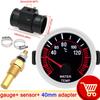 52mm Water Temperature Gauge 40~120 ℃ Water Temp Radiator Temperature Water Temp Joint Pipe Sensor 24MM ~ 40mm Hose Adapter