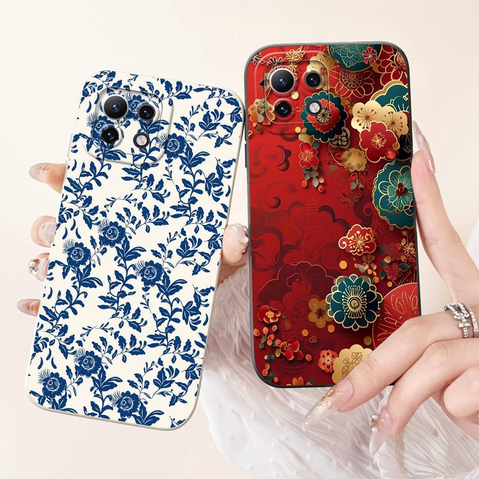 For Xiaomi Mi 11 Lite 5G Case Cute Cartoon Cover Shockproof Soft TPU Phone Case For Xiaomi Mi 11 Lite NE 5G 11Lite Mi11Lite Bags