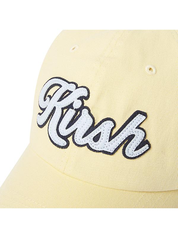 KIRSH Wording Applique Ball Cap [Light Yellow]