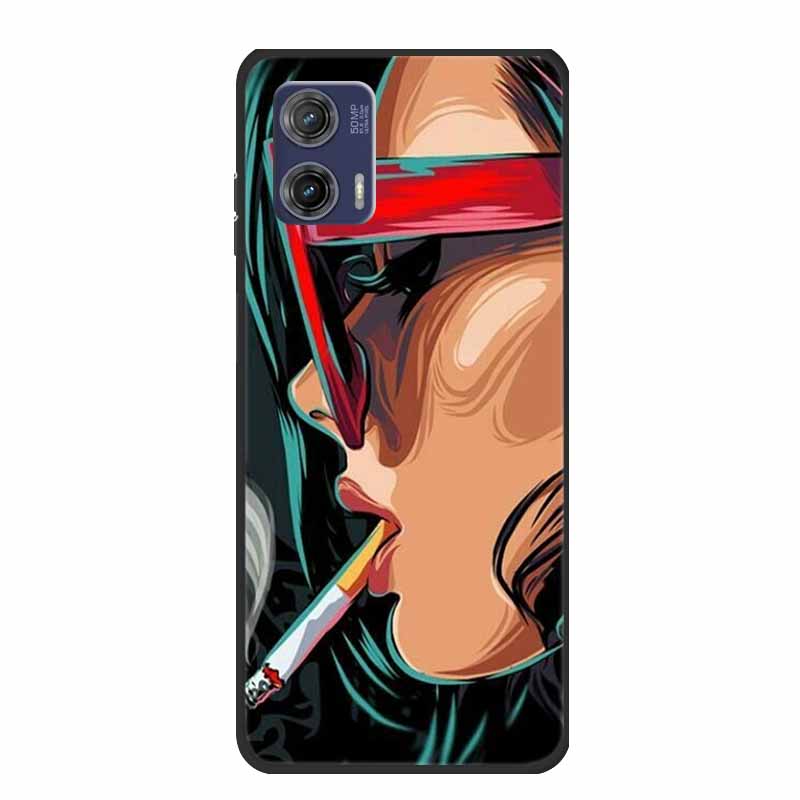 For Moto G73 5G Cases G13 G23 G53 Fashion Soft TPU Silicone Back Cases for Motorola Moto G14 G24 G34 G54 5G Phone Cover MotoG13