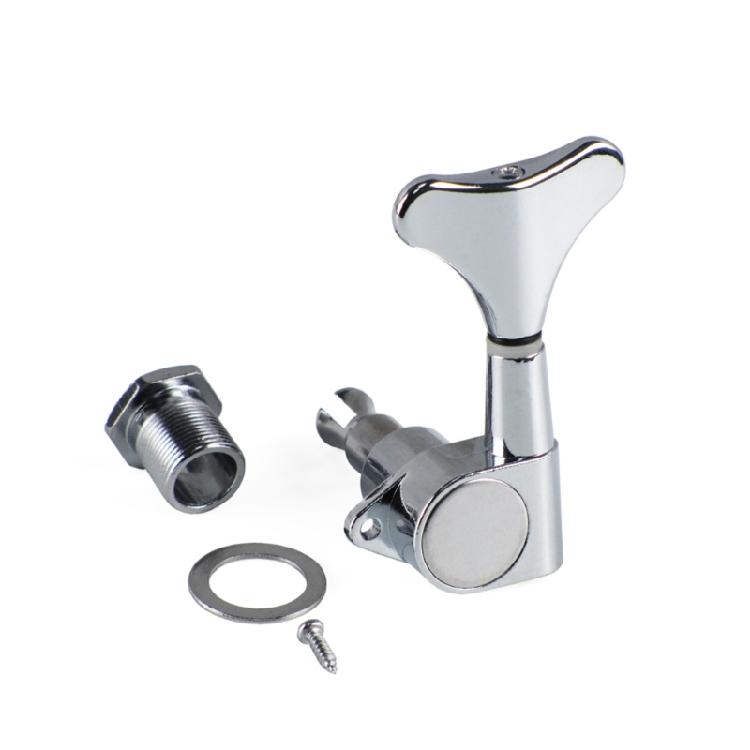 Колок для бас-гитары Тюнер для гитары Открытая колковая механика для бас-гитары Ручки колков для бас-гитары Тюнер для струн бас-гитары