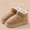 Women's Waterproof Snow Boots Anti-slip and Warm Shoes Stylish and Thick Soles Cotton Slippers for Winter