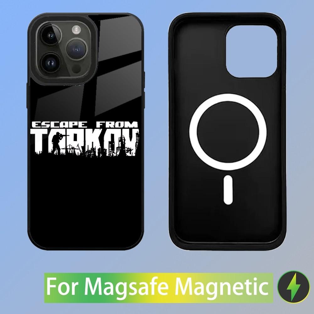 Чехол для телефона с игрой Escape From Tarkov для iPhone 15,14,13,12,11,Plus,Pro,Max Mini Magsafe Магнитная Беспроводная Зарядка iPhone14promax