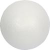 White Styrofoam Bauble For Decoration 15 Cm
