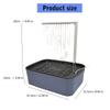 Automatic Pet Bird Bath Bird Bathhouse Bathtubs Parrots Water Circulations Bathtubs for Cage Accessories