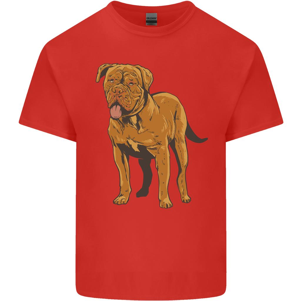 Mastino Francese Dogue de Bordeaux Cane Unisex Maglietta Leggera in Cotone