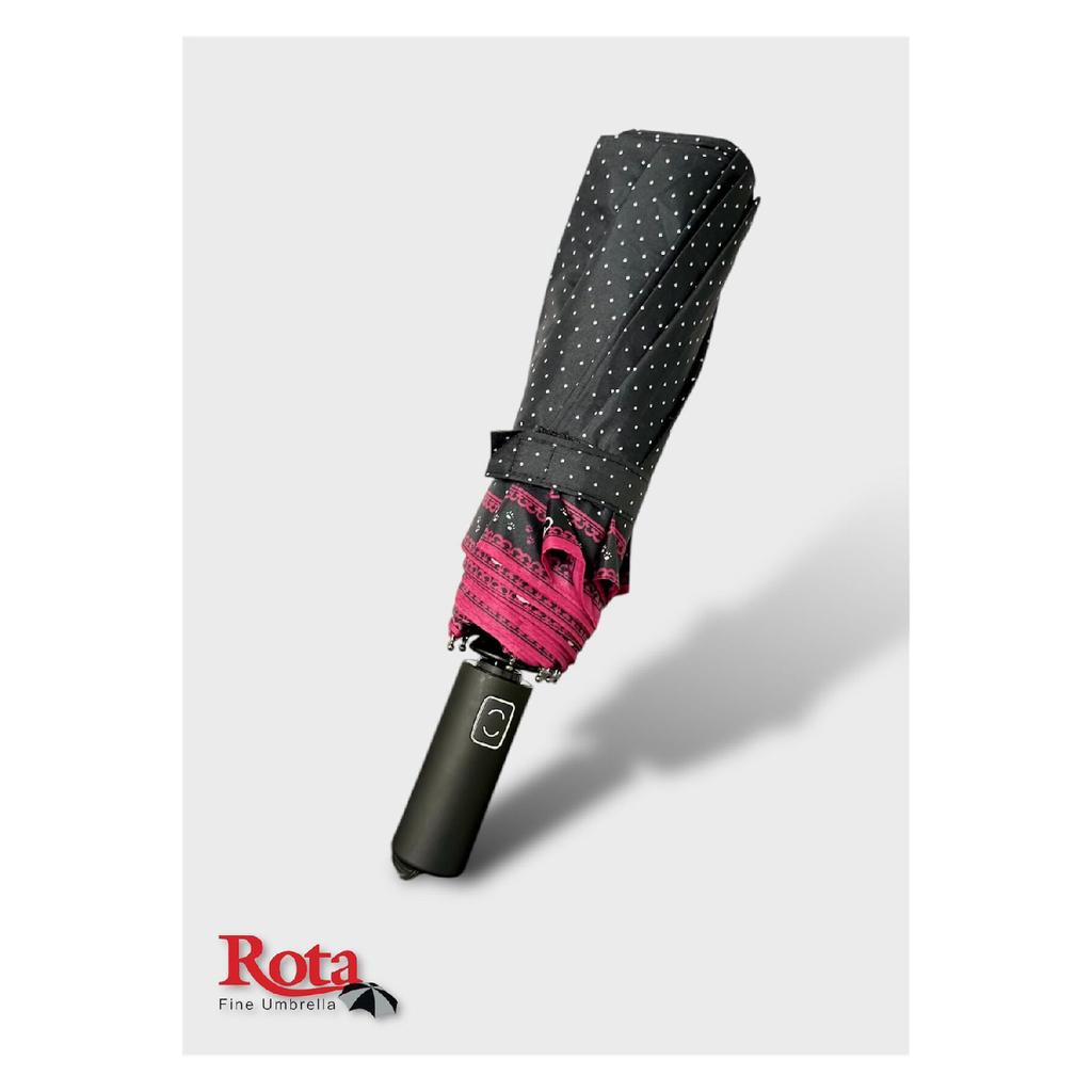 10 Strands Extra Durable Fiber Wire Automatic Opening/closing Umbrella 3060m Plain Black