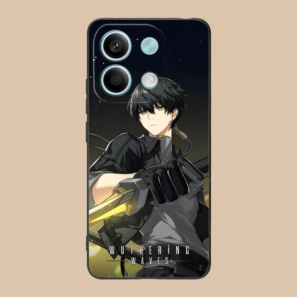 Wuthering Waves Rover Matte TPU Mobile Phone Case for Xiaomi 15 14 13 12 Mi 11 T Ultra Lite Pro S X 5G Colorful Printing Cover