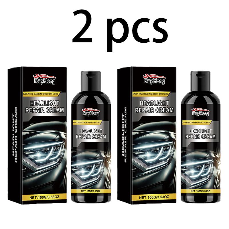RAYHONG Headlight Refurbishing Cream Lamp Repair Polishing Care Cleaning Decontamination De-yellowing Refurbishing Care Agent