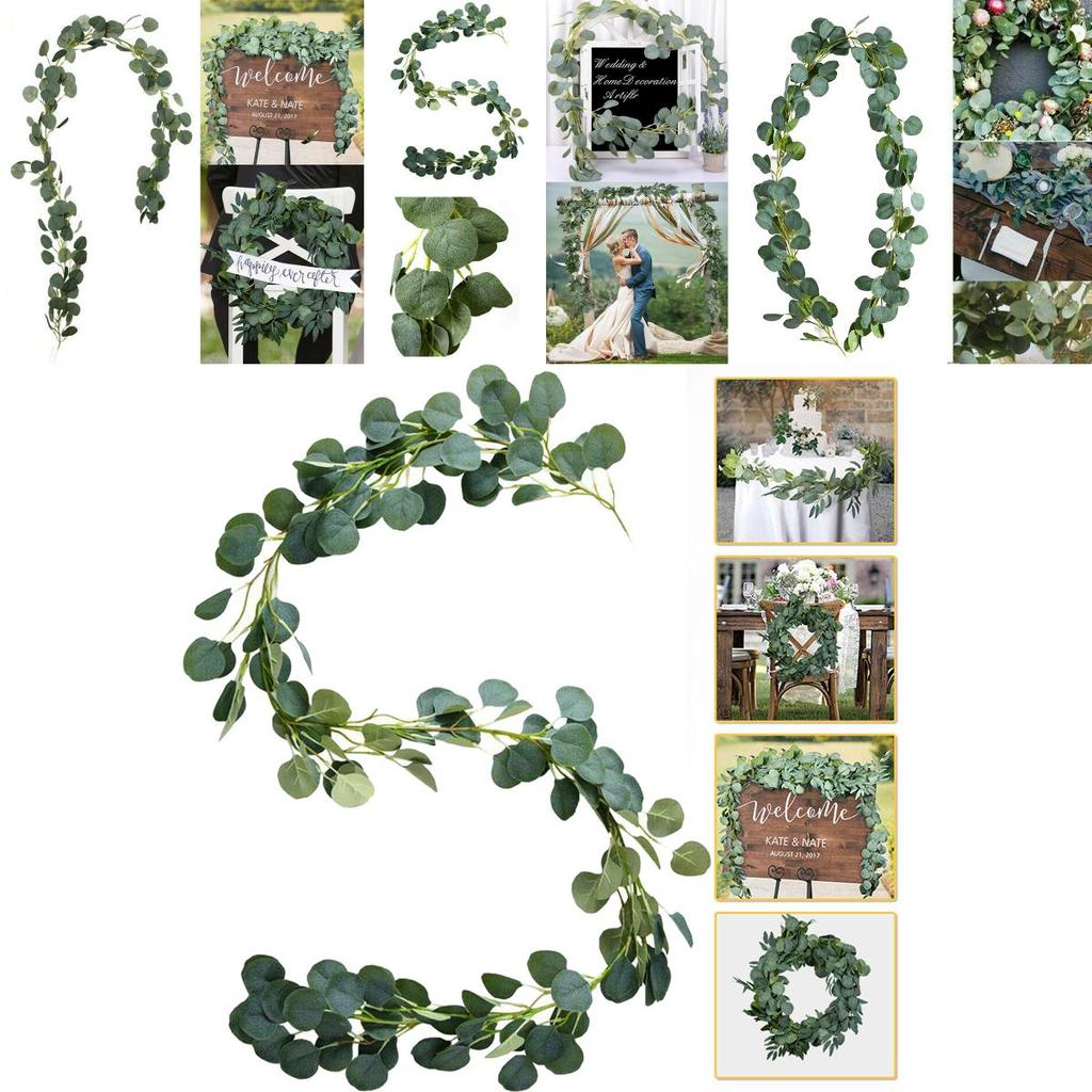 Beautiful Green 2m Fake Ivy Vine For Backdrops And Wedding Decorations