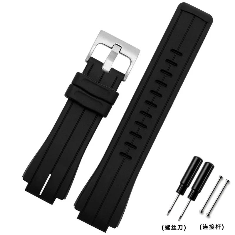 Silicone Rubber Bracelet 24*16mm Watchband for Timex Watches T2N738 T2N739 T2N720 T2N721 T49706 Watch Band Sports Silicone Strap