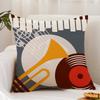 Retro Speaker Piano Rock Cushion Cover Premium Comfort Reversible Pillow Cover - Dual - Use Design for Home & Car