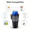 Car hot and cold cup, home dual function intelligent insulation hot water cup, 12V portable car mini cooling and heating cup
