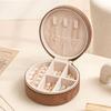 Velvet Jewelry Organizer Box Soft Lining Ring Jewelry Box Small Travel Jewelry Case  Storage Use