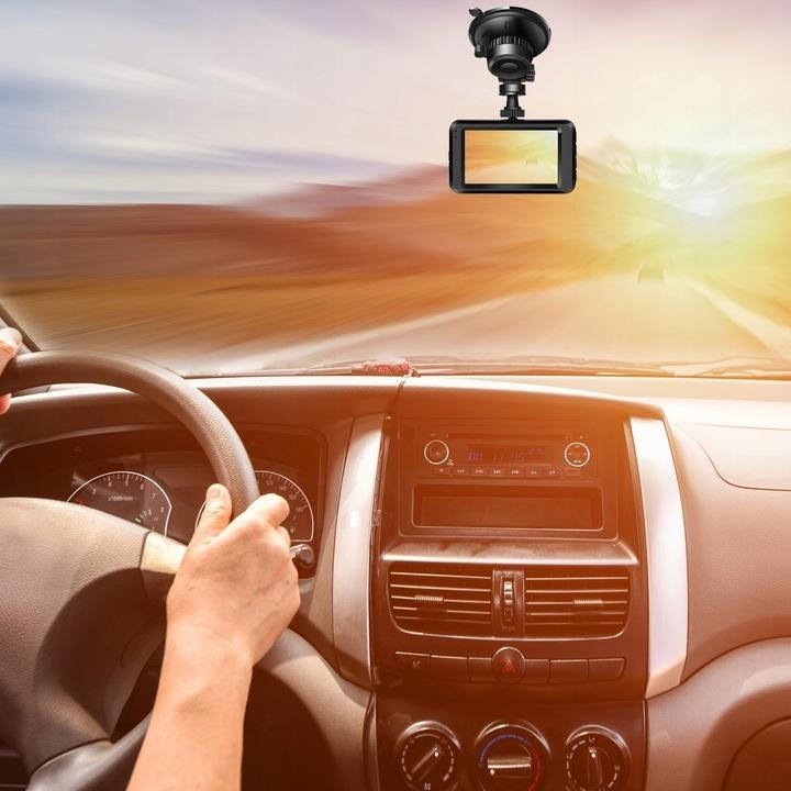 Wideorejestrator Samochodowy + Kamera Cofania Z Wyświetlaczem Dash Cam Hdr