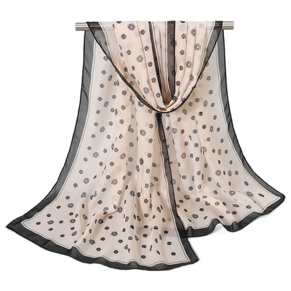 Thin Sunscreen Shawl Soft Shawl Silk New Chiffon Scarf