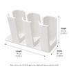 1/2/3-Slot Remote Organizer, Home Desktop Storage Rack, Remote Storage Box, Suitable For Living Room Coffee Table, Bedroom