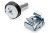 DIGITUS M6 19.8mm Mounting Screws (set) for RACK 10" and 19" Components Set of 50 Pcs. Silver