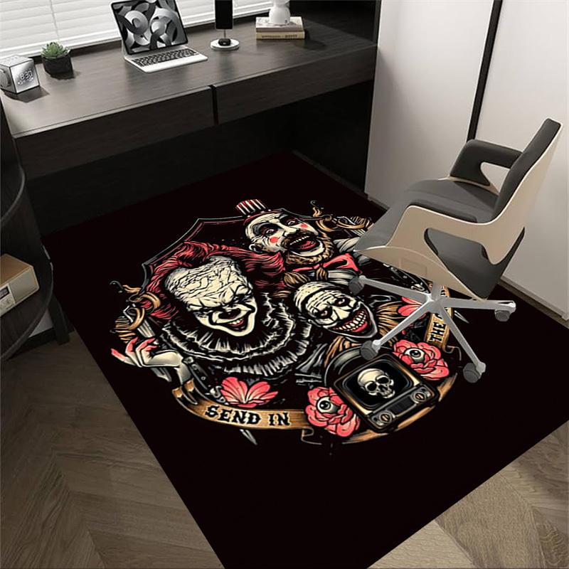 

1pc clowns send Carpet, Office Rug Outdoor Mat Home Decor Area Carpet Festival 60cm by 90cm