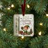 Festive Cash Storage Pendant Retro Christmas Holder Pendant Money Tree Decoration Transparent Acrylic Gift Tag Holiday Hanging Ornament with