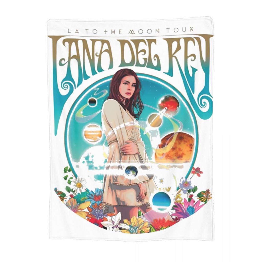 Coperte Lana Del Rey Cantante Flanella Estiva Portatili Coperta Morbidissima per Biancheria da Letto Camera da Letto Copriletti