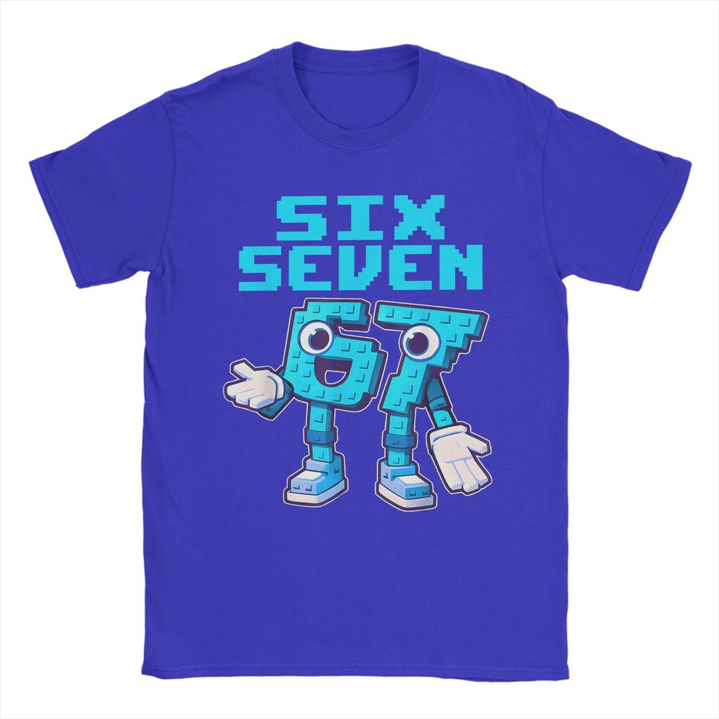 67 Six Seven 67 Funny Italian Brainrot TShirts Unisex Casual 100 Cotton Tees Crewneck Short Sleeve T Shirts Big Size Tops