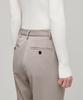 MUSINSA STANDARD WOMAN Women'S Heavyweight Fleece-Lined Slim Straight Hidden Elastic Waist Slacks [Light Beige]