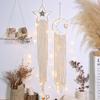 Hot Selling Cotton Thread Woven Pendant Star Moon Dream Catcher Pendant Creative Home Wall Decoration Gift
