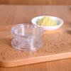 Garlic Press Transparent Manual Grinder Easy Operation Portable Garlic Chopper