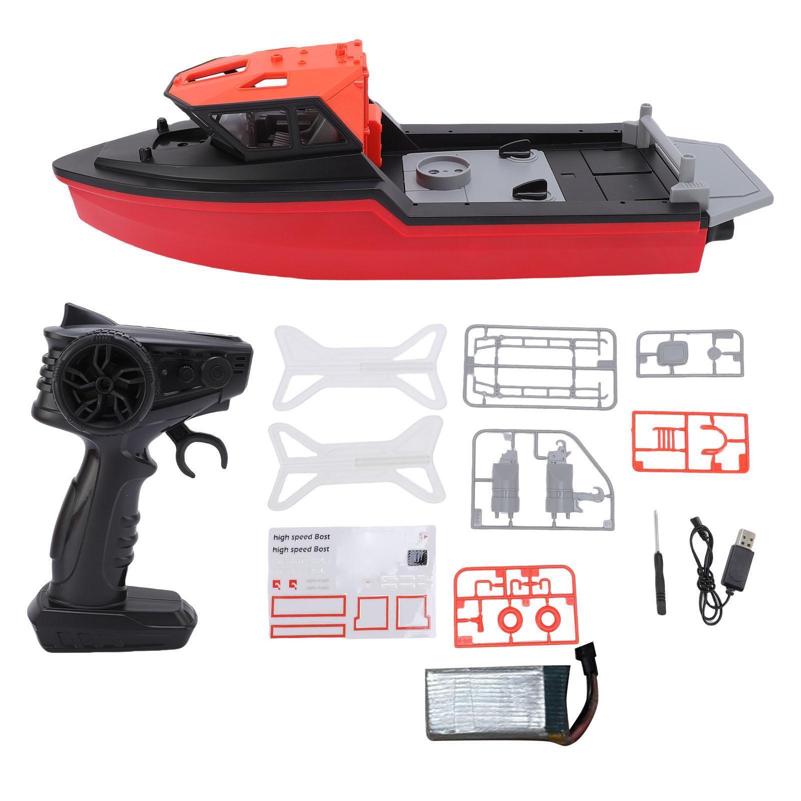 

1: 32 Имитированная RC Лодка 2.4G Бесколлекторная Лодка на Радиоуправлении для Бассейнов Озер Предупреждение о Низком Заряде Батареи Long Ba 1 Battery